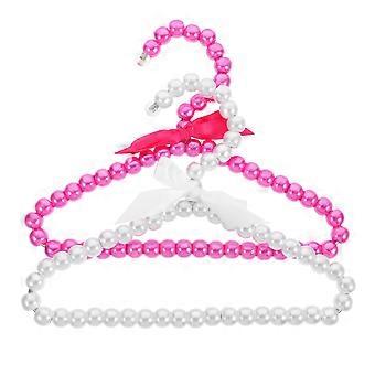 Pet Clothes Pearl Hanger Bowknot Design for Puppy Skirt 2Pcs Set