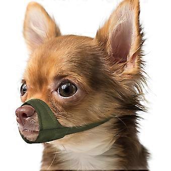 Mayerzon Short Muzzle for Chihuahua Shih Tzu American Boxer Soft Cloth Muzzle for Grooming Veterinary Visits Prevents Bite Chewing and Fighting