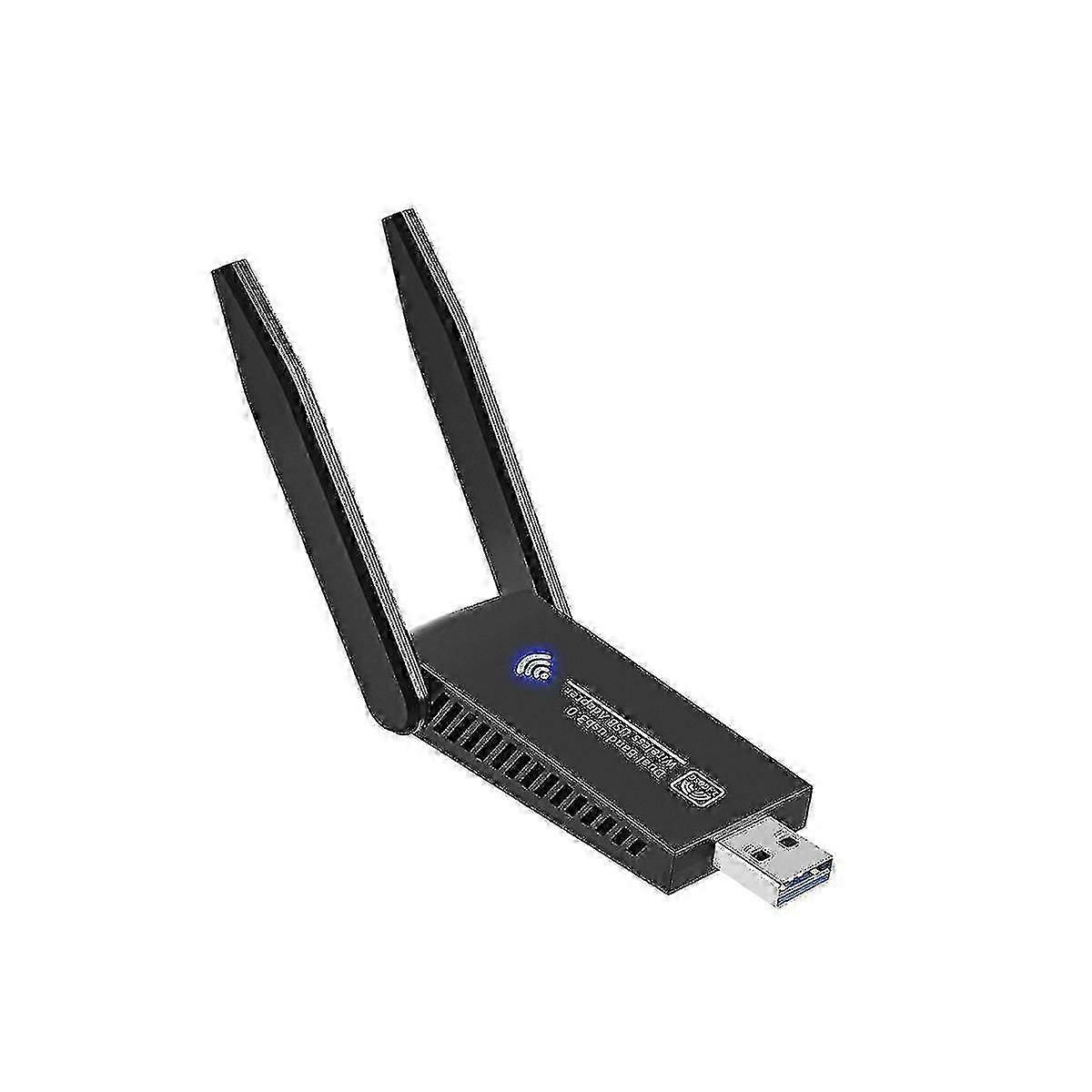 USB3.0 Wireless Network Adapter 6B17, Dual-Band 867Mbps + 400Mbps, Compatible with Multiple Systems