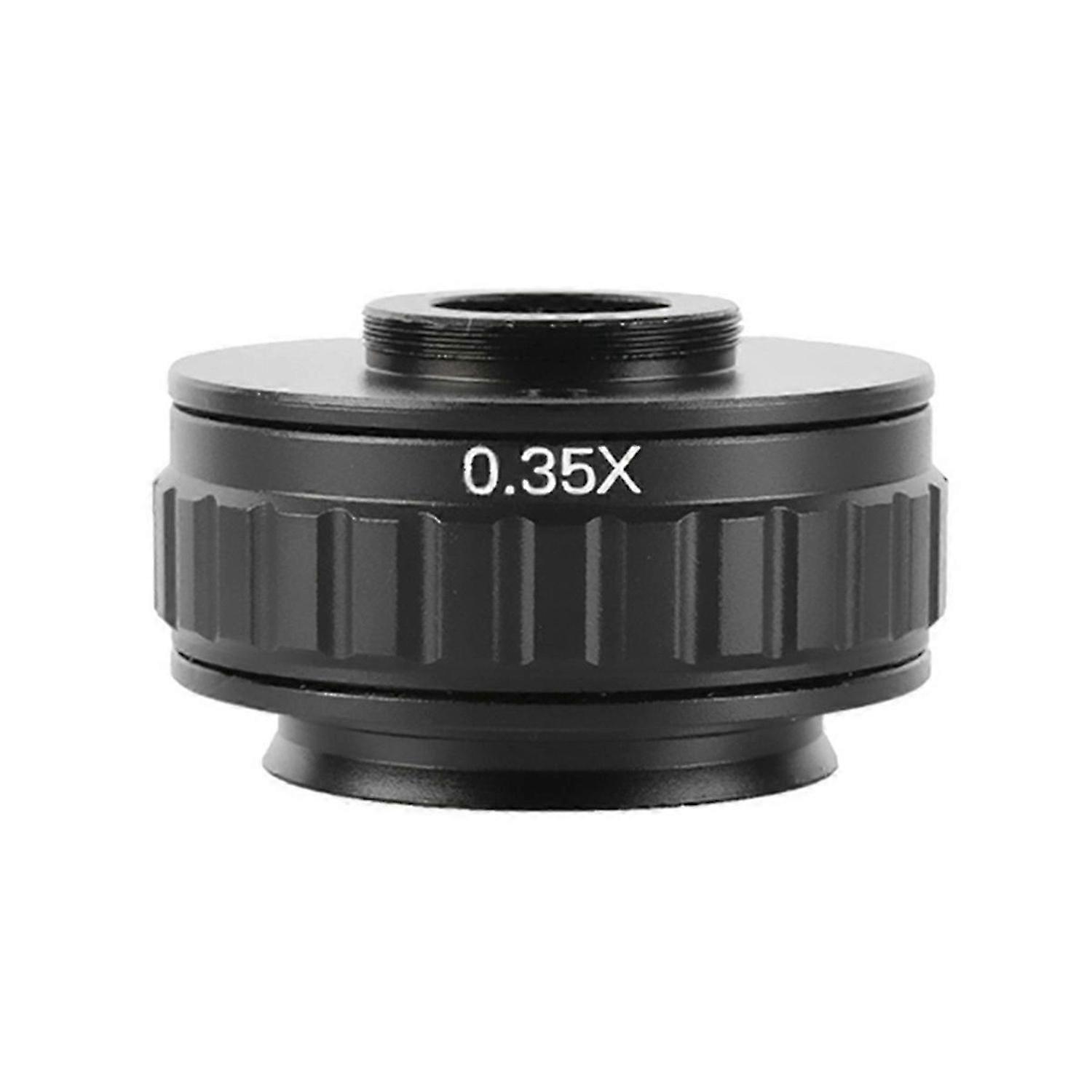 Microscope C Mount Adapters Lens 0.35X CCD for Trinocular Stereo Microscope Camera 38MM Interface In