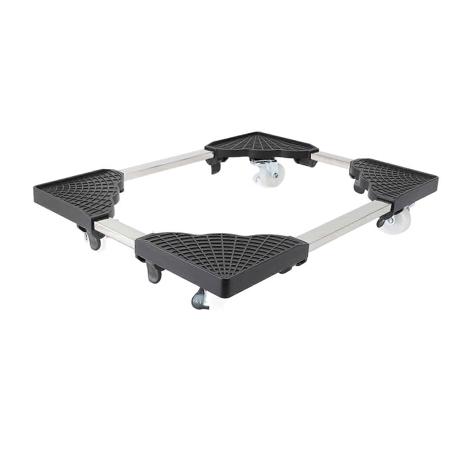 Adjustable CPU Stand with Lockable Wheels, Universal Computer Tower Stand for Better Heat Dissipation and Easy Cable Access