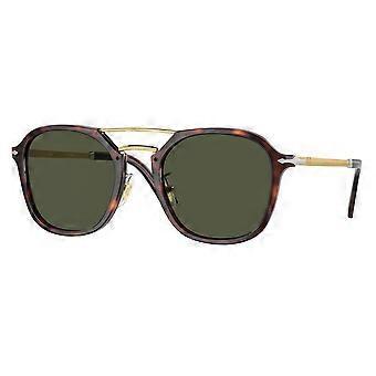 Persol PO3352S 24/31 Full Rim Tortoise/Gold Unisex Pilot Sunglasses UV3 Original