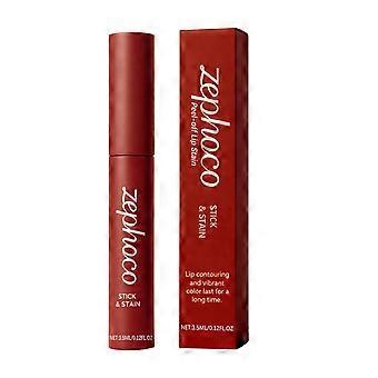Der rötlich-braune Peel-Off-Lipliner-Stift von Zephoco zeigt auf natürliche Weise Farbe und umreißt die Konturlinien der Lippen für das tägliche Make-up