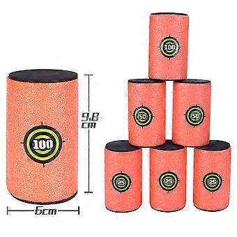 Eva Target Toy for War Game 6Pcs Soft Dart Cans for Kids