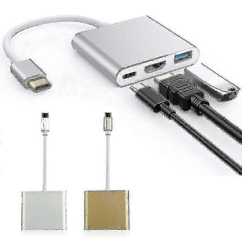 Convertidor USB-C a HDMI con capacidad de carga