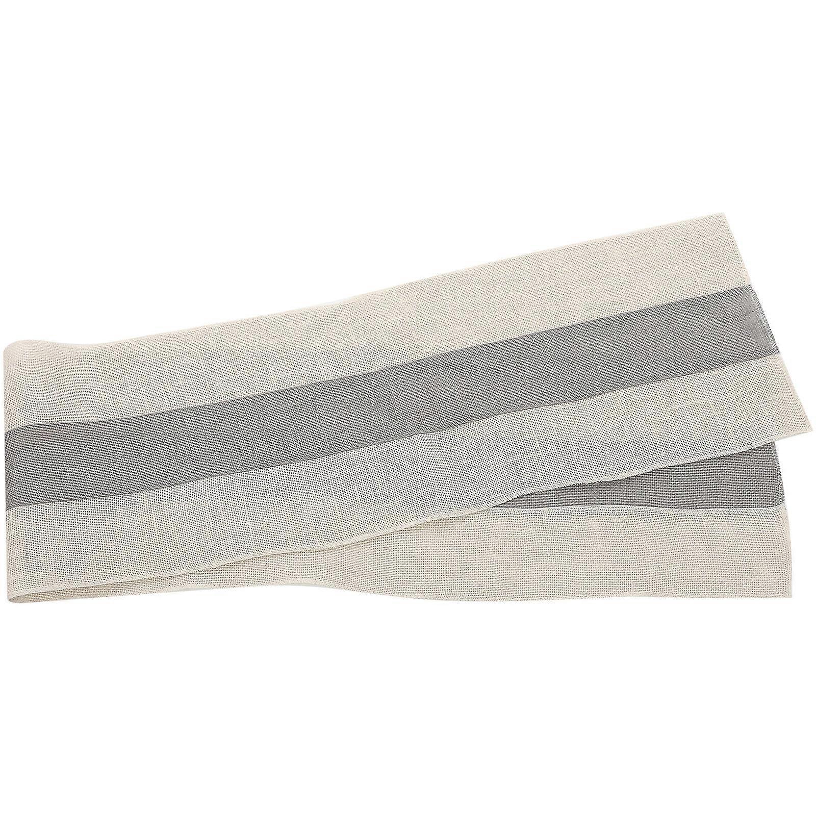 Fall Table Runner Flax Farmhouse Table Runner for Decoration 2Pcs