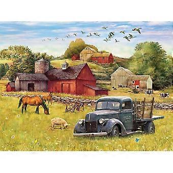 Easy-Handling Puzzle Summer Afternoon on the Farm Jigsaw Puzzle VV448
