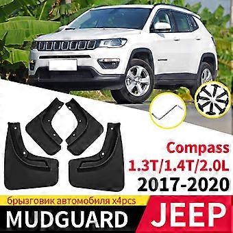 Auton lokasuojat Jeep Compass 1.3T/1.4T/2.0L 2017-2020 Lokasuojat Vanteet Roiskeläpät Lokasuojat Lokasuojat Lisävarusteet