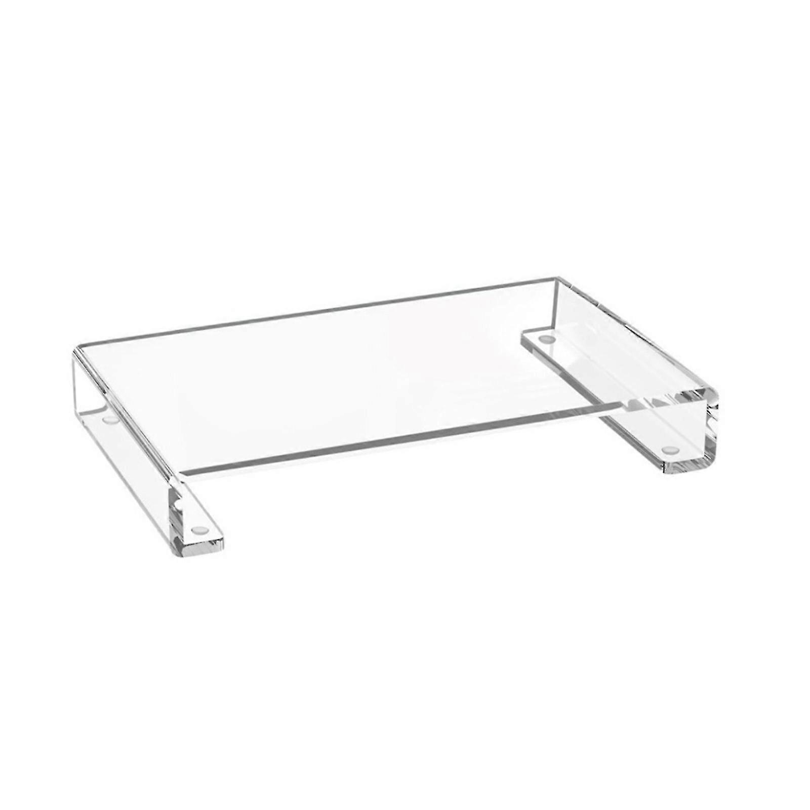 Clear Acrylic Tray Stand Elegant Sturdy