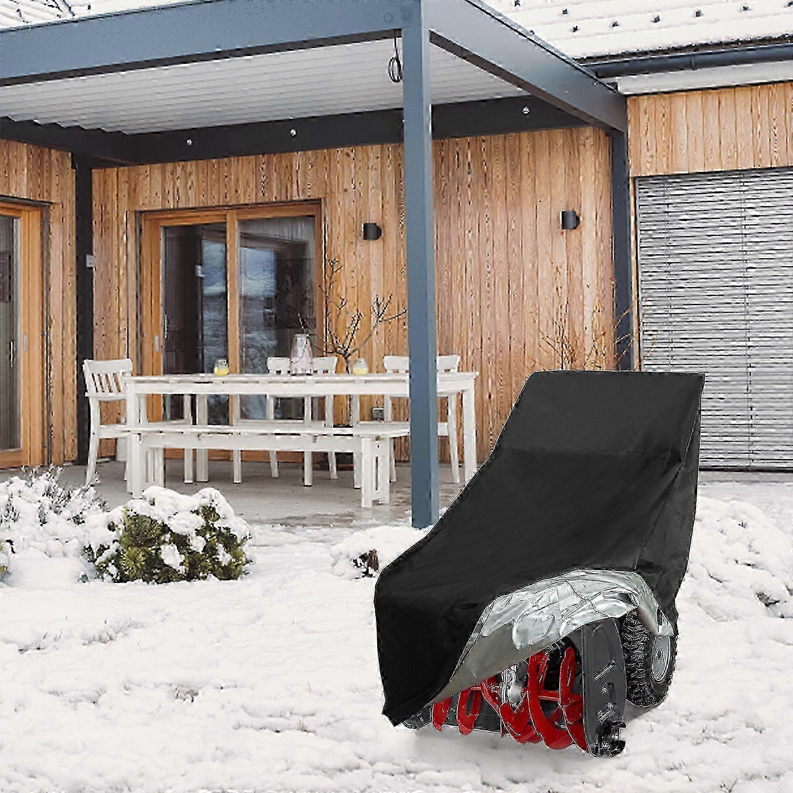 Universal Snow Blower Cover Windproof Buckles Drawstring for Outdoor Use