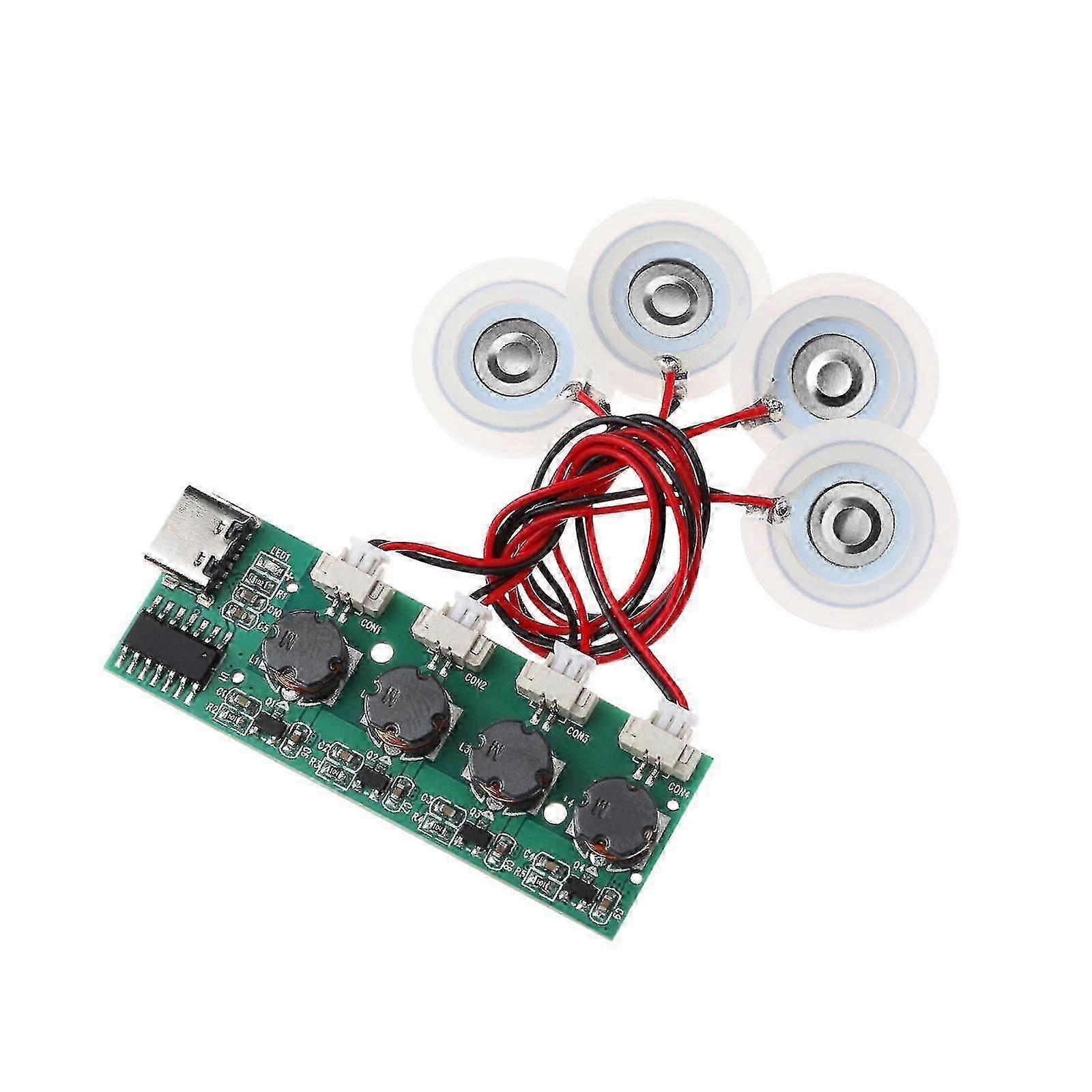 USB Humidifier Module Set 5V Experimental Equipment 4 Spray Atomization Disc