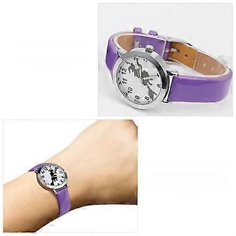 Alloy Halloween Witch Pattern Watch for Kids Gift Children Quartz Watch