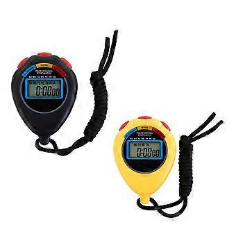 Elektronische stopwatch voor sporttijdmeting, 2 stuks, multifunctioneel professioneel apparaat