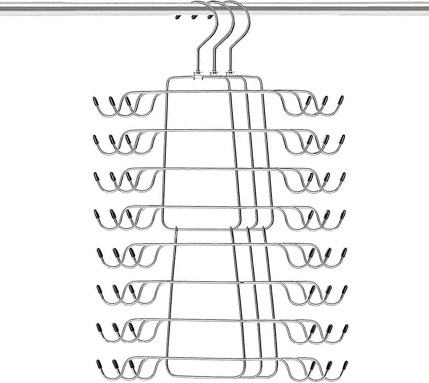 Non-Slip Space-Saving Bra Hanger Set