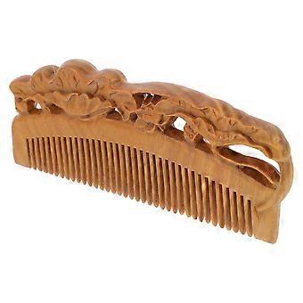 Sandalwood Comb for Hair Detangling with 1Pcs Natural Wooden Design