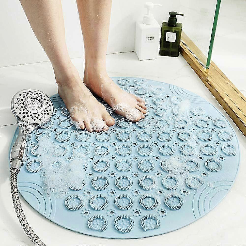 Machine Washable Round Shower Mat