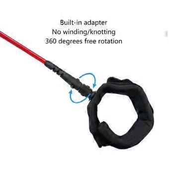 High Strengths Elastics Surfing Leashes Reliability Flexible Surfboard Foot Rope for Secure Surfing Experience