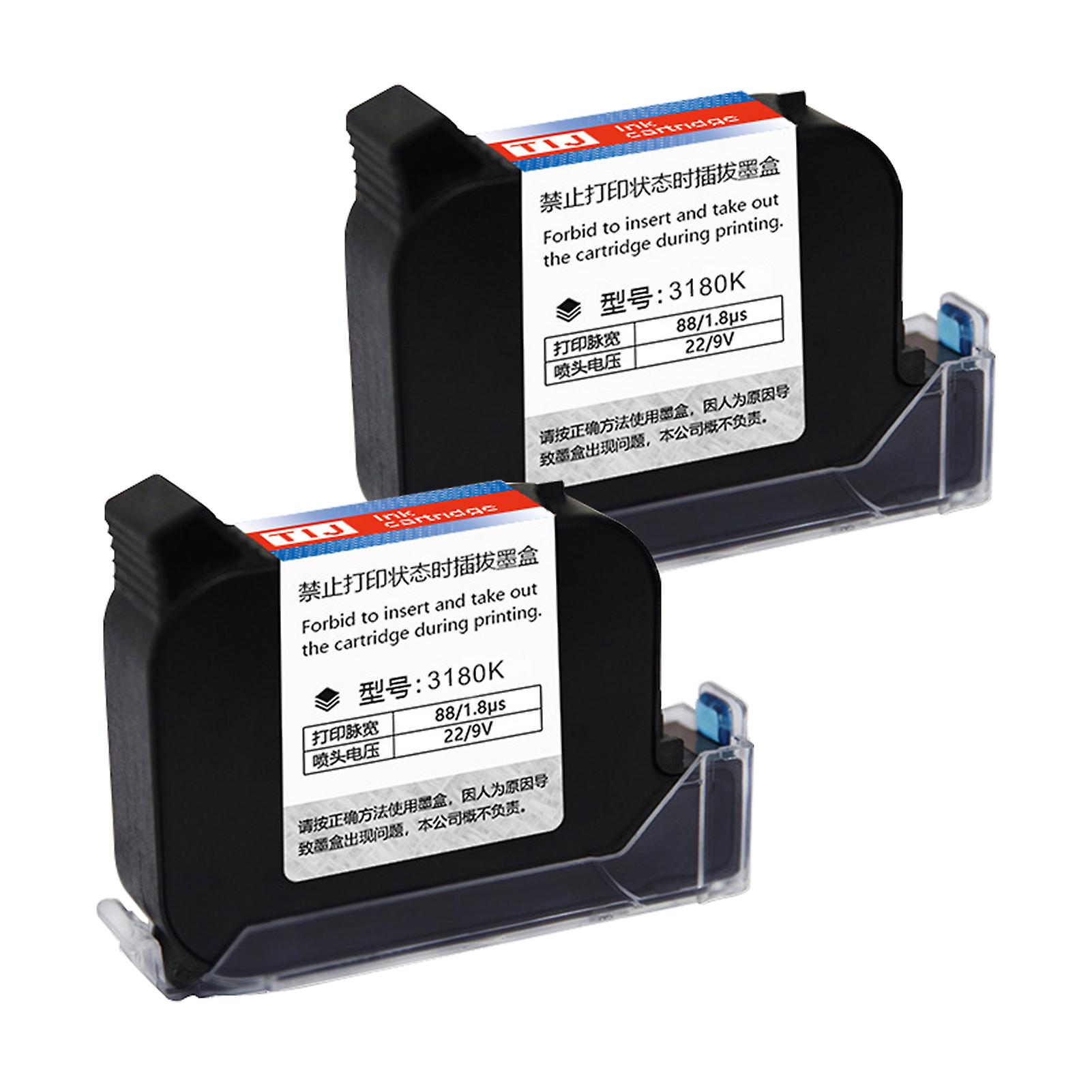 2pcs Ink Cartridge Replacement Quick-drying 45ml
