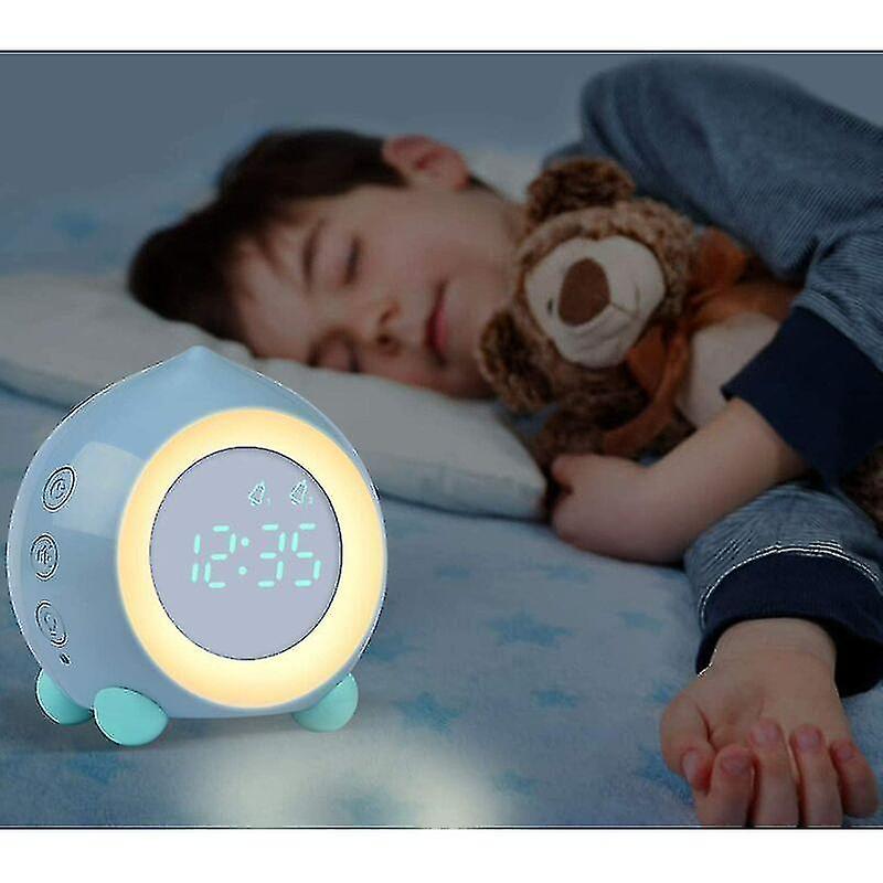 Children"s Alarm Clock Light Up Digital Led Lamp Alarm Clock Night