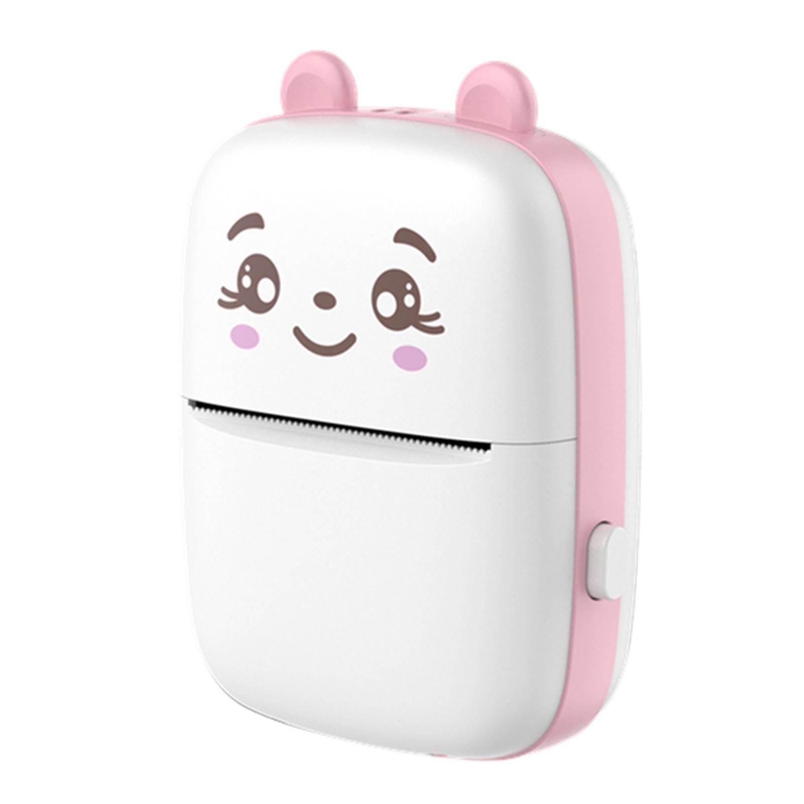 Mini Thermal Printer Compatible with Bluetooth Portable Chargable Wireless Printer Easy Operation