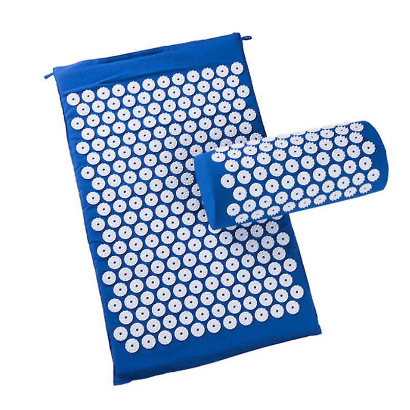 Tappetino per digitopressione INF con cuscino per massaggi e relax 