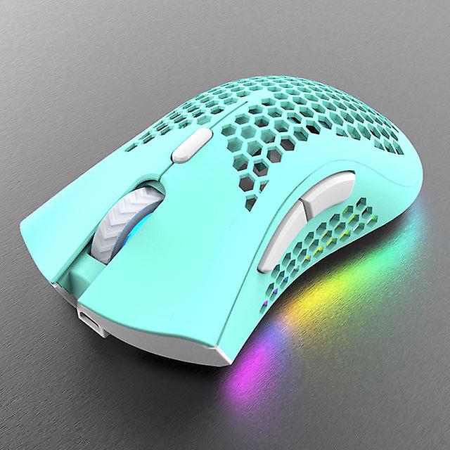 Q13 Wireless Charging Mouse Lightweight Hollow Hole Usb Chargingcolorful 2.4ghz Rgb Luminous Game Office Mouse