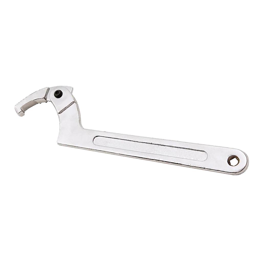 Chrome Vanadium Adjustable Spanner Hook Wrench Tool 51-121mm Square Head