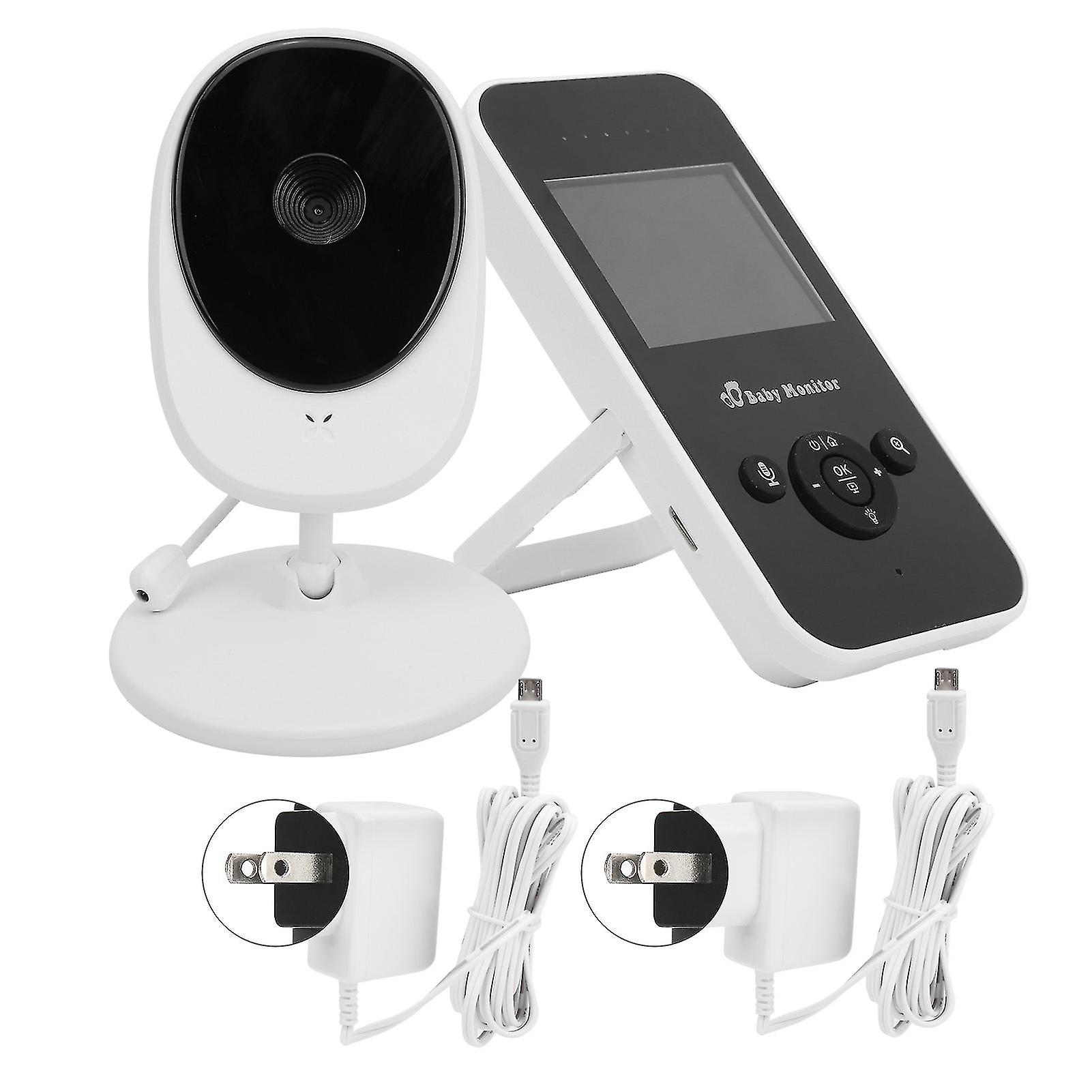 2.4 Inch Wireless Digital Video Baby Monitor Temperature Monitoring Infant Security Camera 100-240vus Plug
