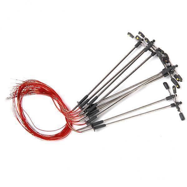 4x10pcs Model Street Lamp Lights Double Head for Model Train Layout Scenery