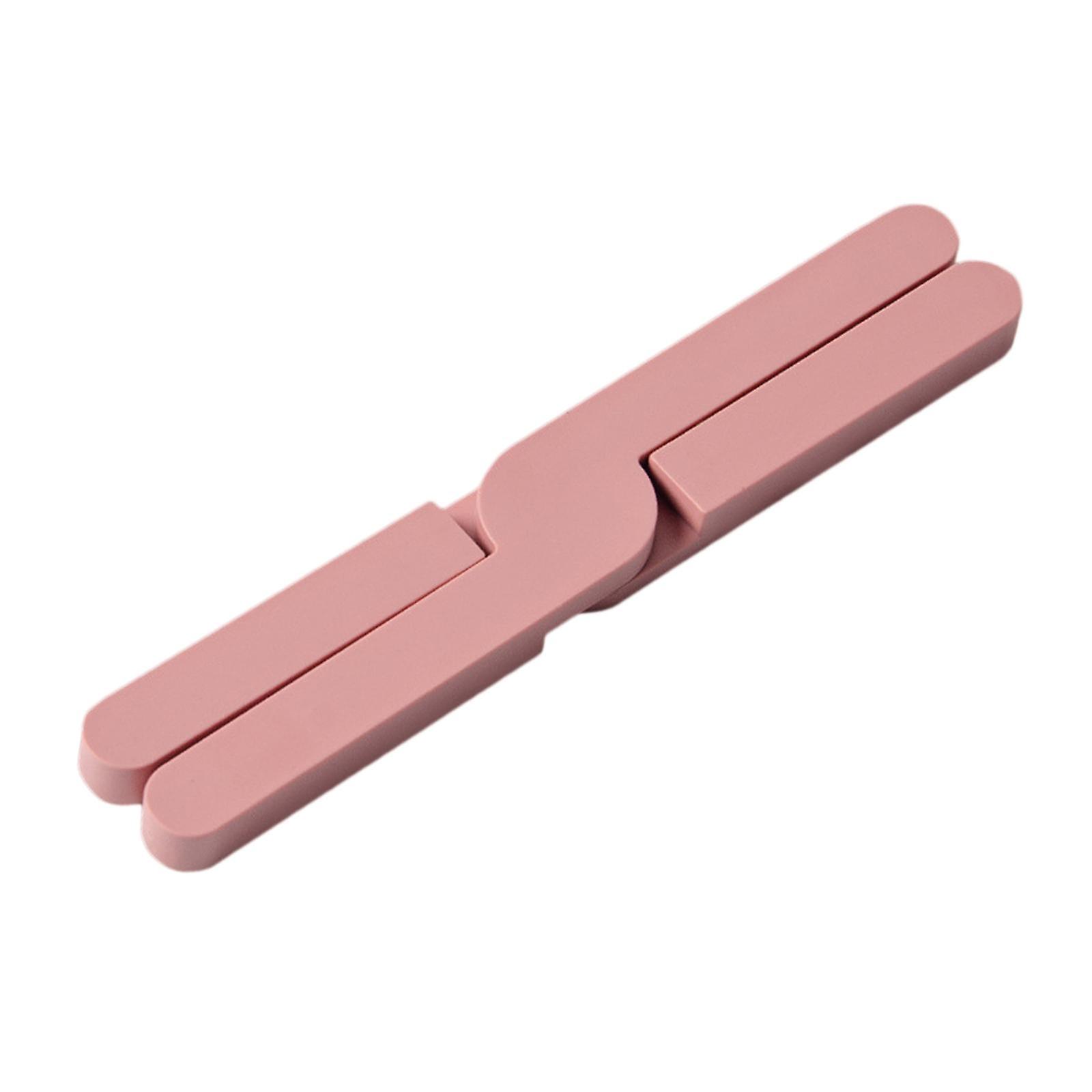 Foldable Silicone Pad Pot Holder Collapsible Cross Table Mat Red