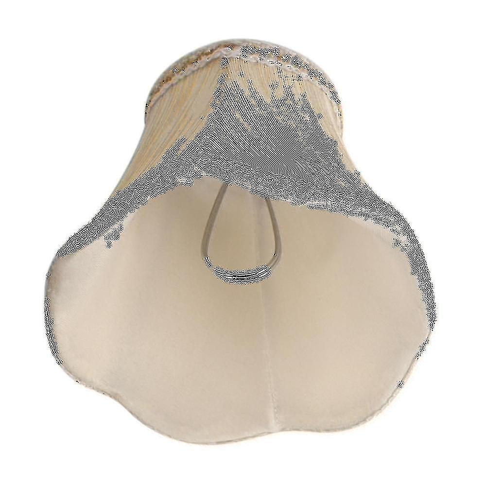 VIHOSE 2-Pack French Countryside Chandelier Lamp Shades - 3" Top, 6" Bottom, 5" Tall, Clip-On For Candelabra Bulbs