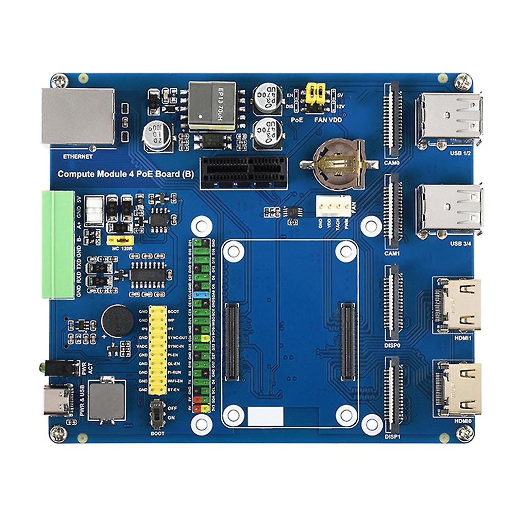 USB 2.0 Base Board for Raspberry Pi Compute Module 4 with Standard CM4 Socket