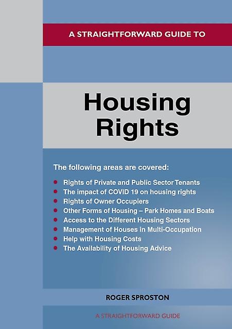 Straightforward Guide To Housing Rights - Roger Sproston