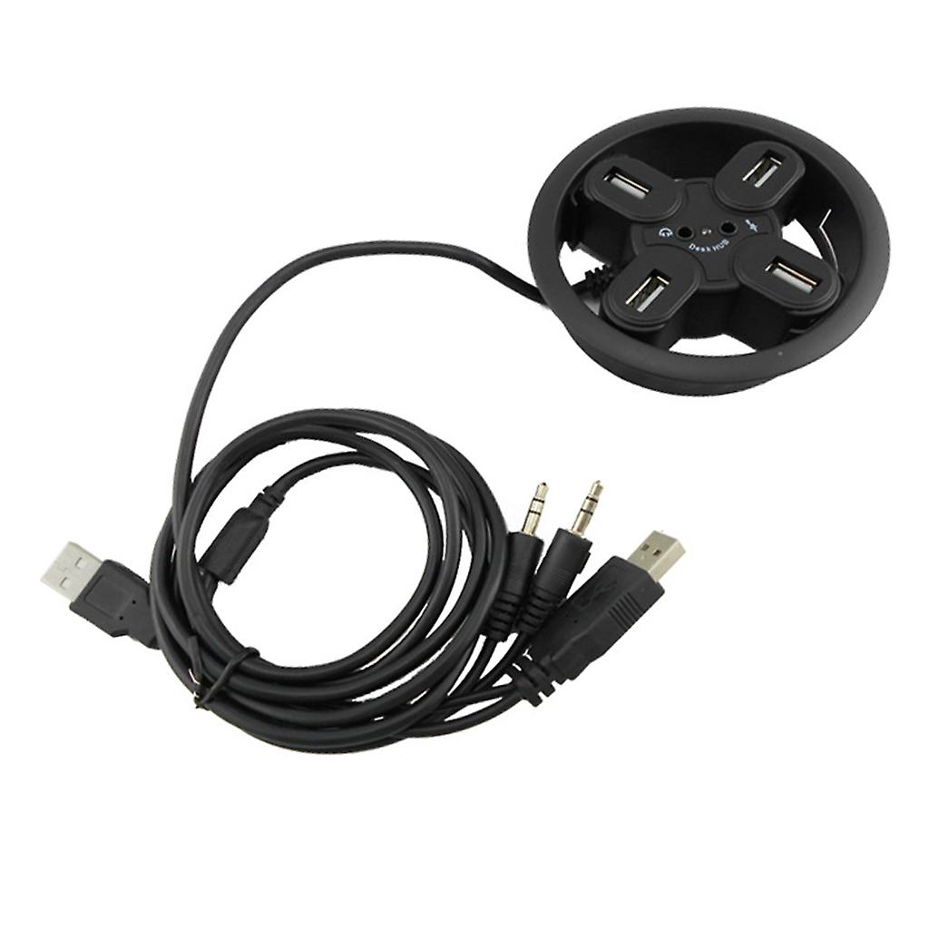 Office Computer 4 Port USB 2.0 Splitter High Speed Hub Converter for PC Laptop Tablet for Windows for Mac