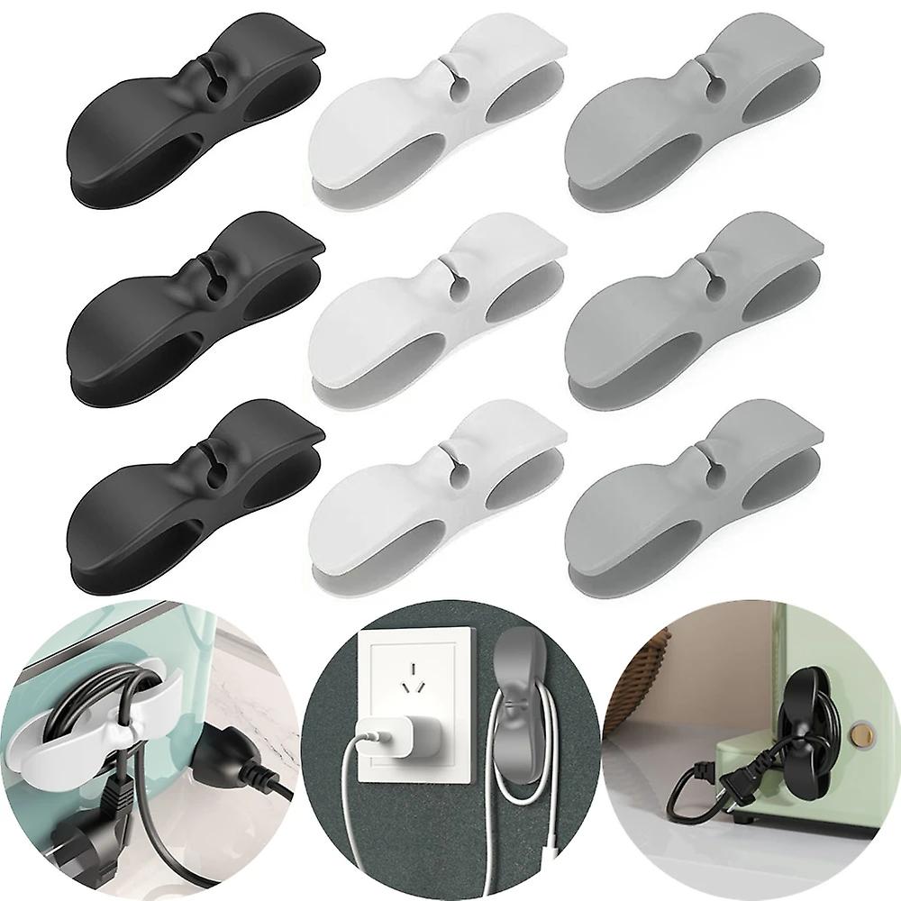 4/6pcs מארגן כבל עטיפה מסודר למכשירי חשמל - מקל על כבל מסתור למכונת קפה מיקסר טיגון אוויר וסיר לחץ - אביזרי מטבח