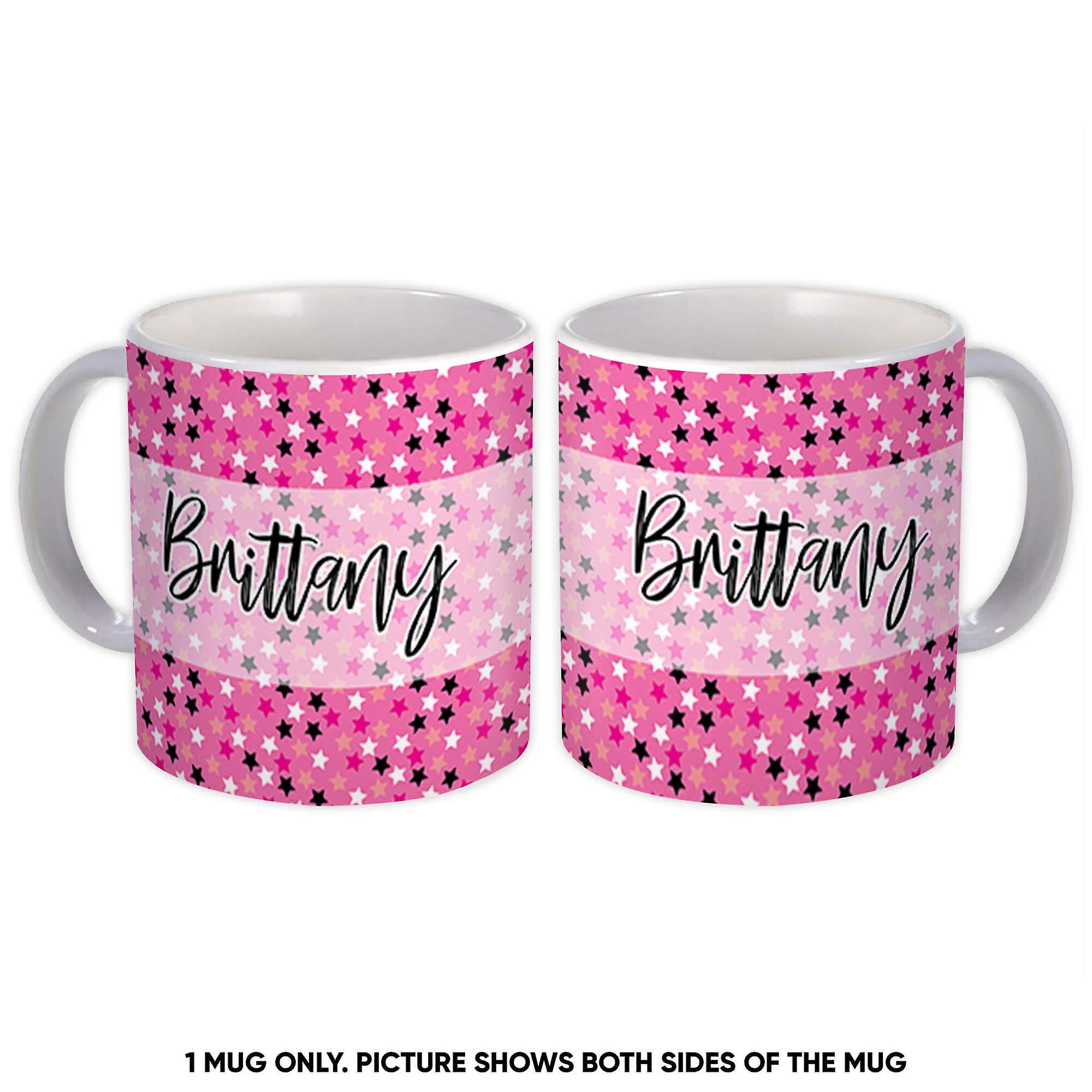 Gift Mug: Star Print Pattern Abstract