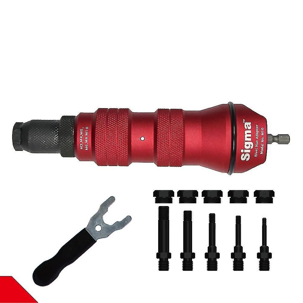 Threaded Rivet Nut Drill Adapter, Electric Power Tool