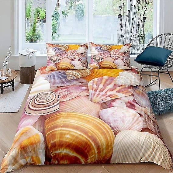 Sea Shell Bedding Duvet Cover Set Για Παιδιά Ενήλικες Παπλώματα Κάλυψη Μαξιλαροθήκες