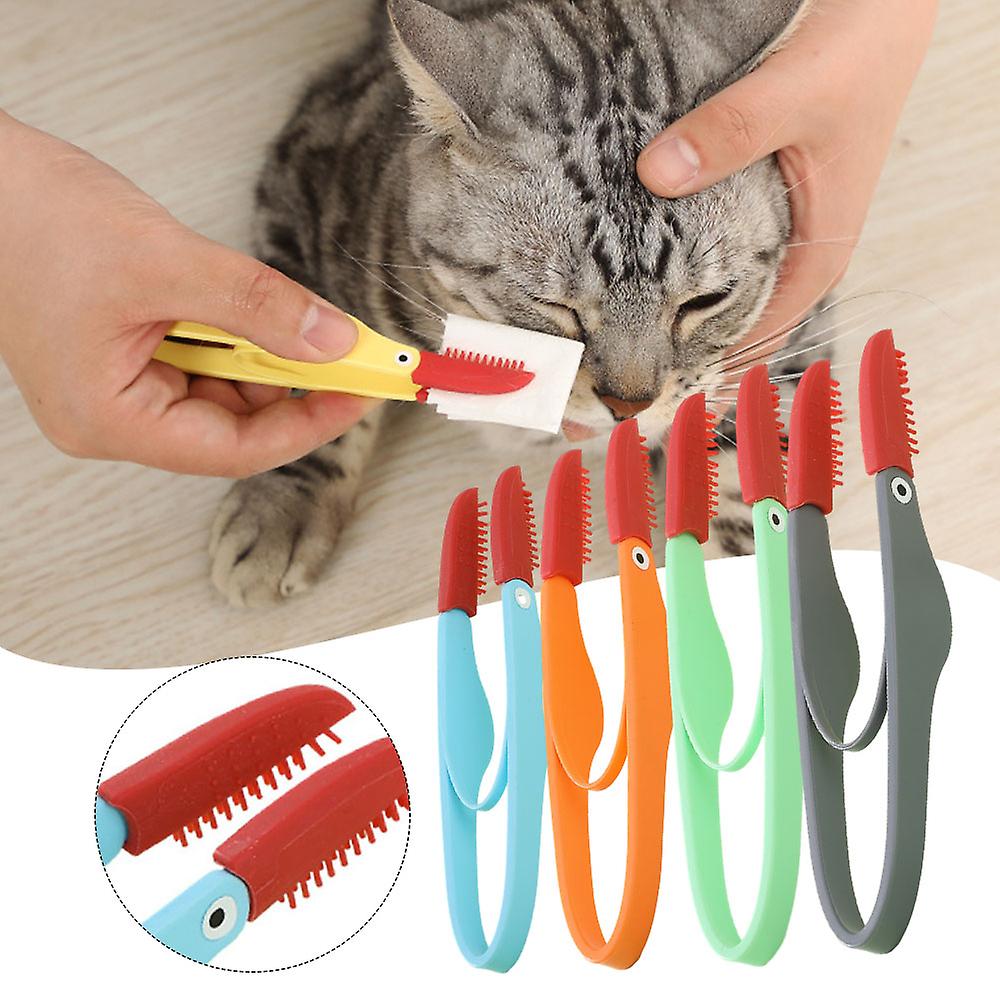 Universal Pet Poop Brush Soft Multifunctional Dog Tears Brush for House