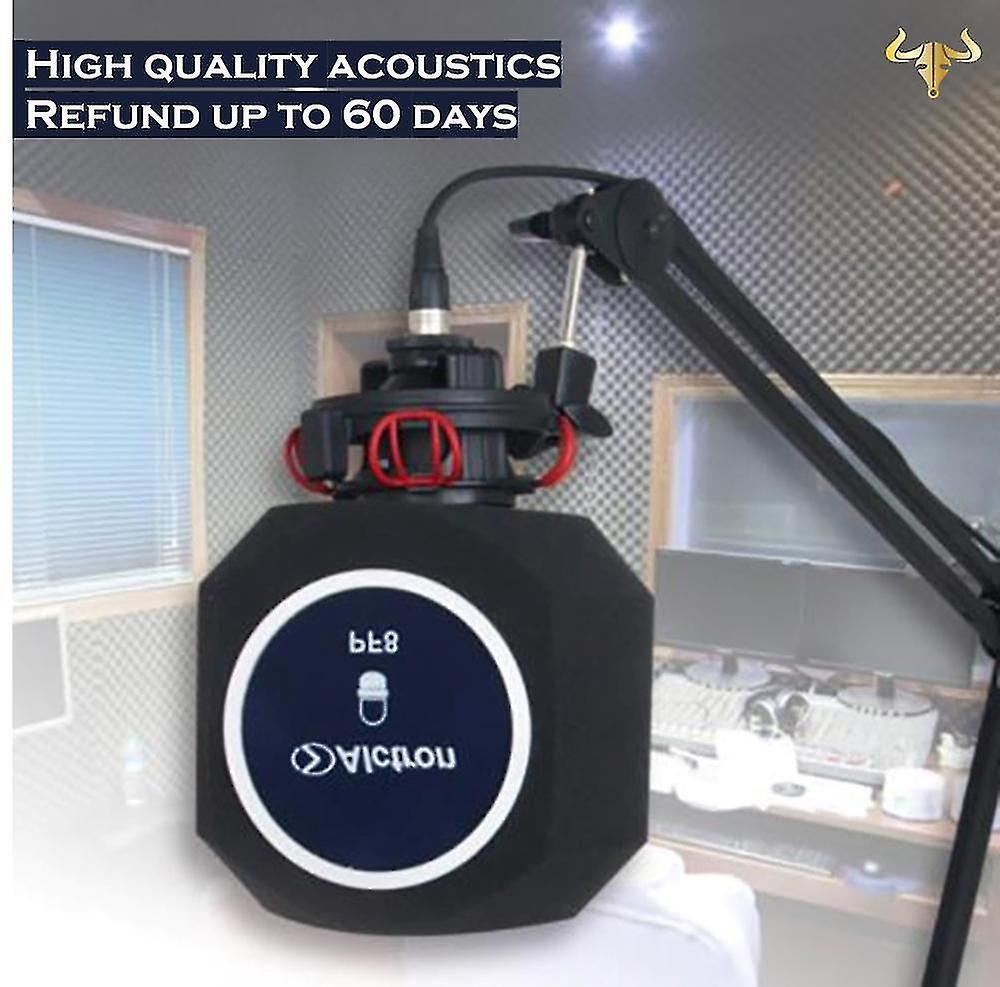 Soundproof Recording Filter Alctron Pf8 Studio Microphone Screen Acoustic Sponge