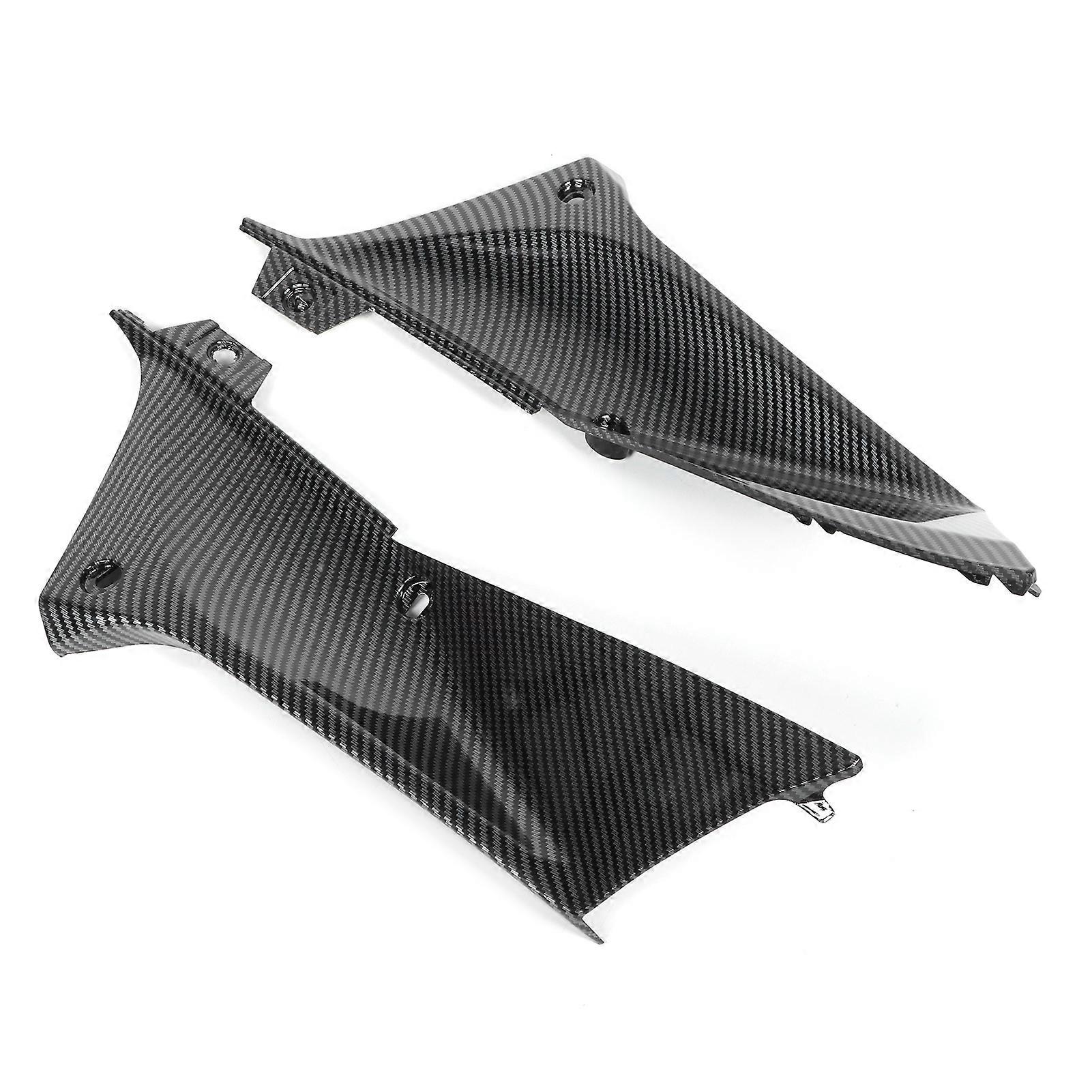 2pcs Carbon Fiber Style Left and Right Side Air Duct Cover Fairing Insert Part Fit for Yamaha YZF R1 2002‑2003