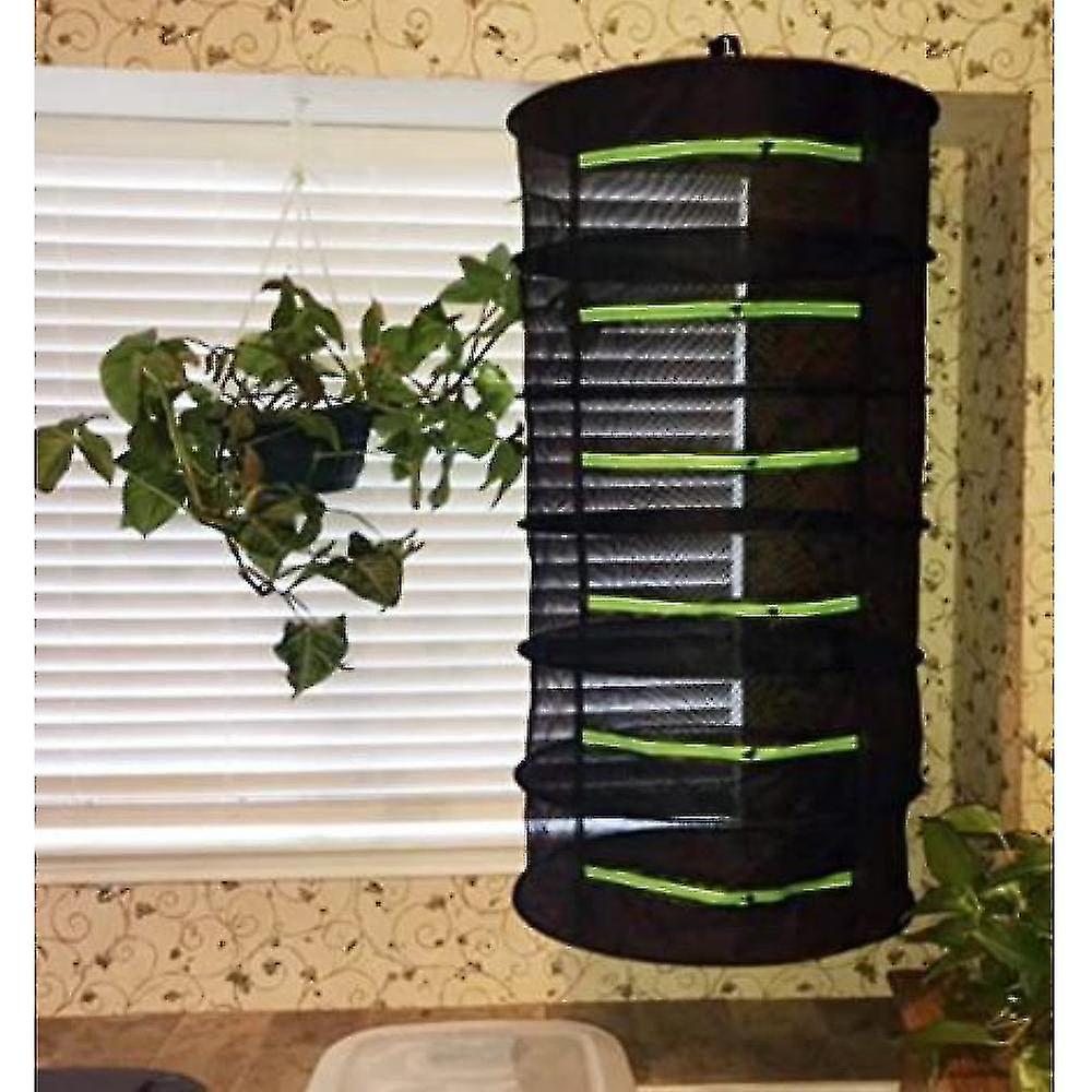 Fishing Nets Herb Drying Rack Hanging Mesh Net Dryer For Hydroponic Plant Herb 6 Layer