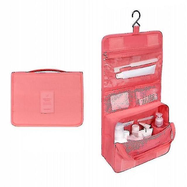 家庭用収納バッグスイカレッドポータブルトラベル収納バッグ化粧品オーガナイザー布下着トイレタリーバッグ