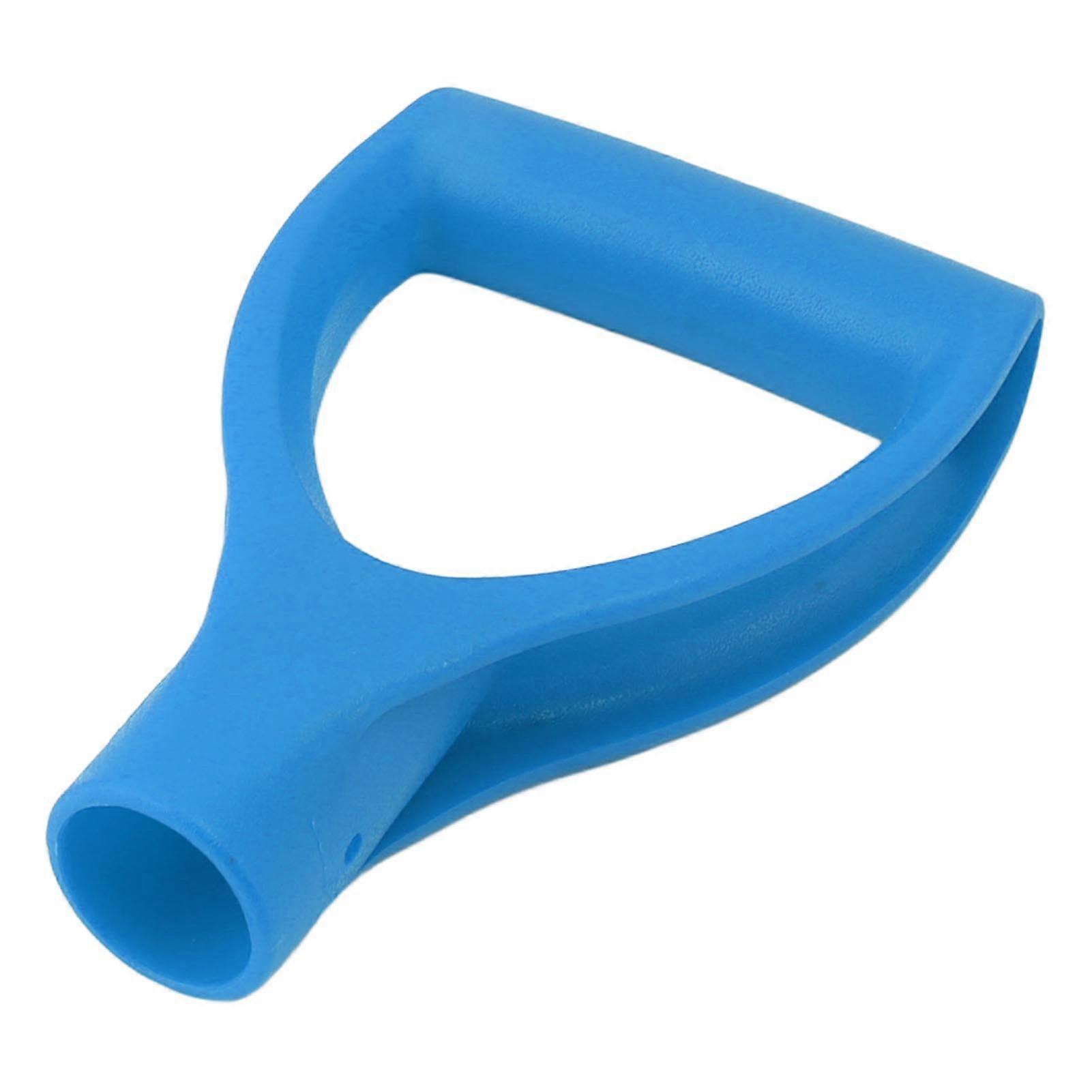 Touch D Shaped Shovel Handle Shovel Handles D Type 32mm ID Plastic Quick Installation Snow Shovel Handle for Digging Raking Tool Light Blue