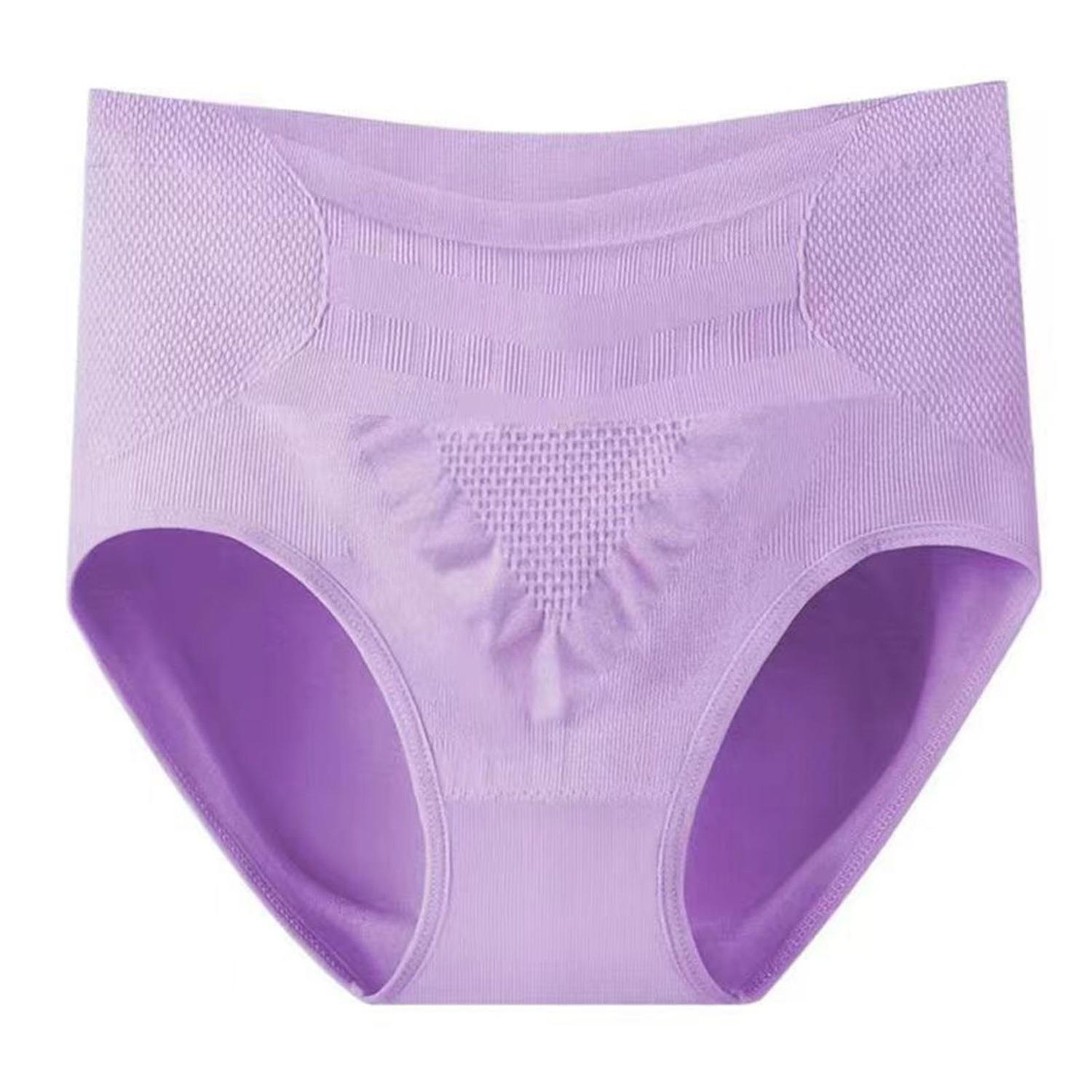 Merryso Femmes Slips Confortable Doux Respirant Intimité Taille Haute Moixture-évacuant les Culottes