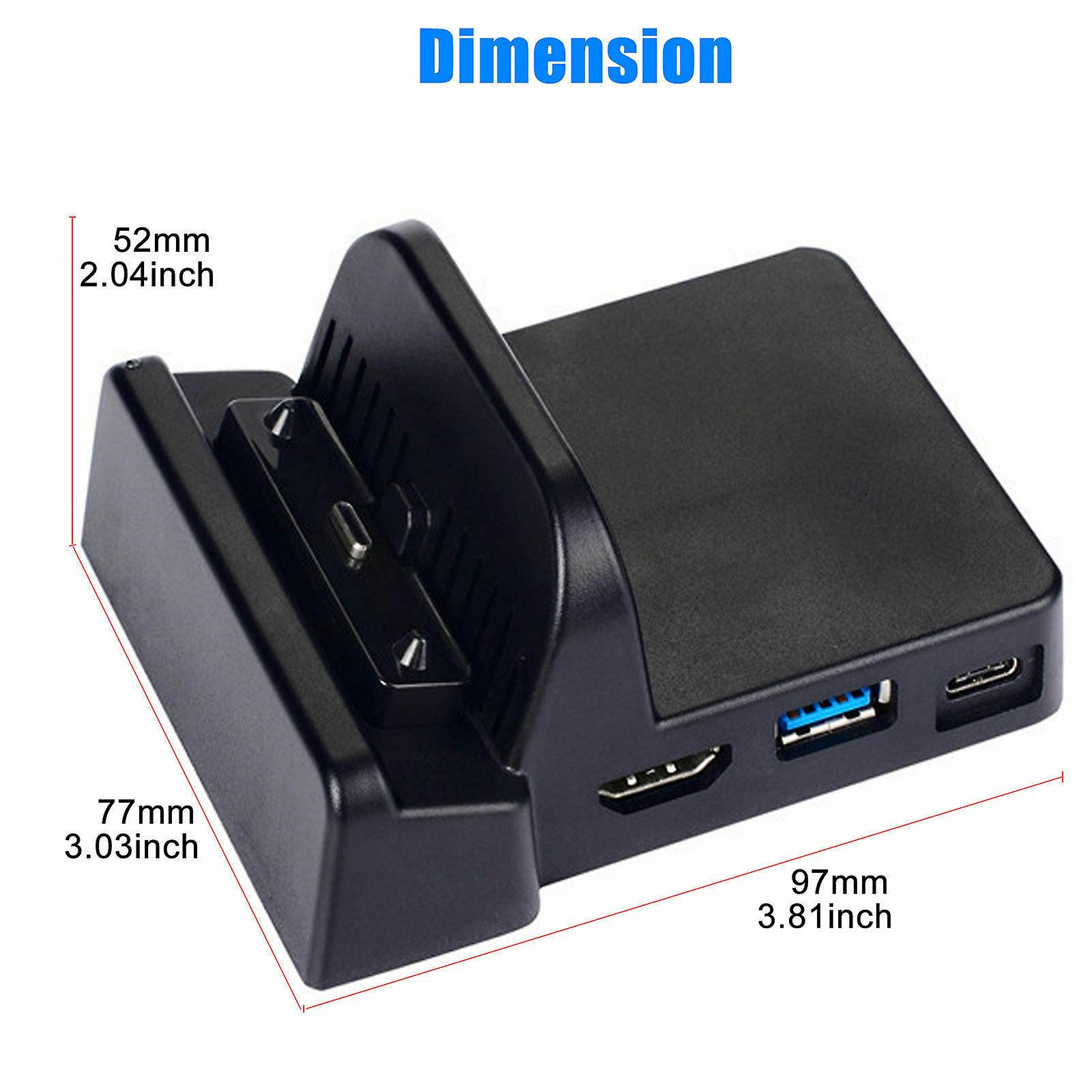 For Nintendo Switch Mini Replacement Charging Dock Stand Docking Station Cradle