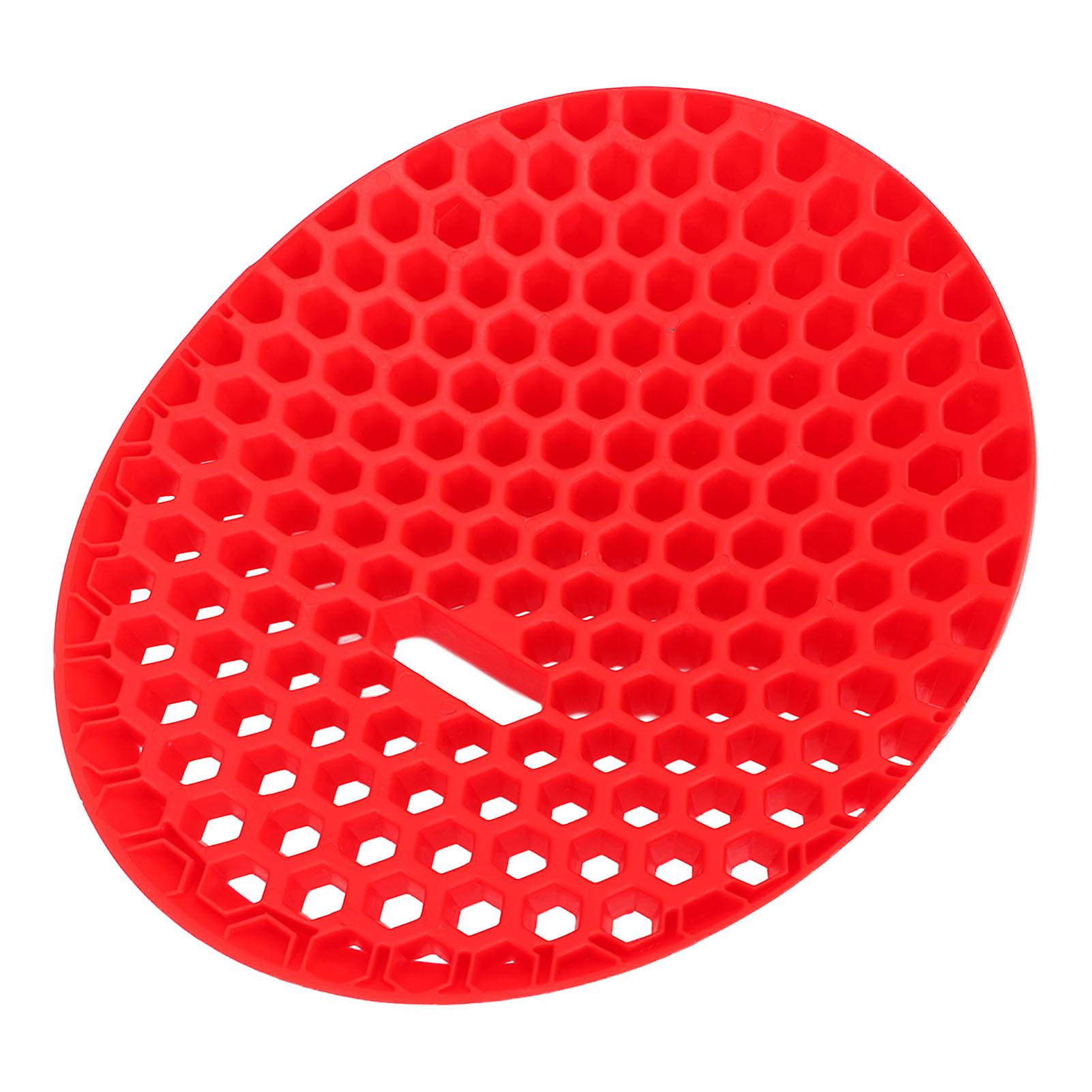 Car Wash Bucket Insert Red, Rugged Multifunctional Washboard for Sediment Separation, Traps Dirt, Fits Most Buckets, Easy Cleaning