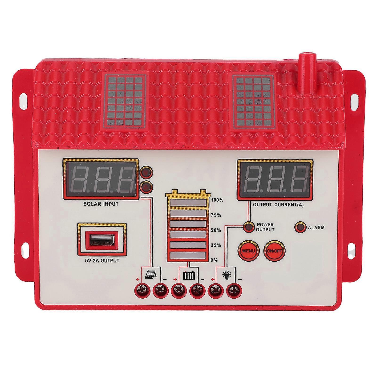 Smart Solar Charge Controller Regulator MPPT Charging LED Display USB Output 12V/24V40A