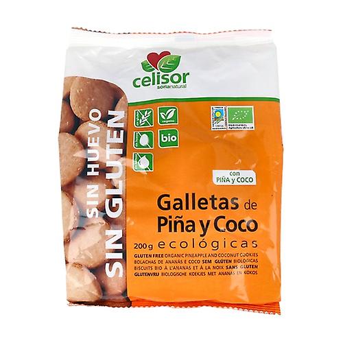 Gluten Free Organic Pineapple and Coconut Cookies 200 g