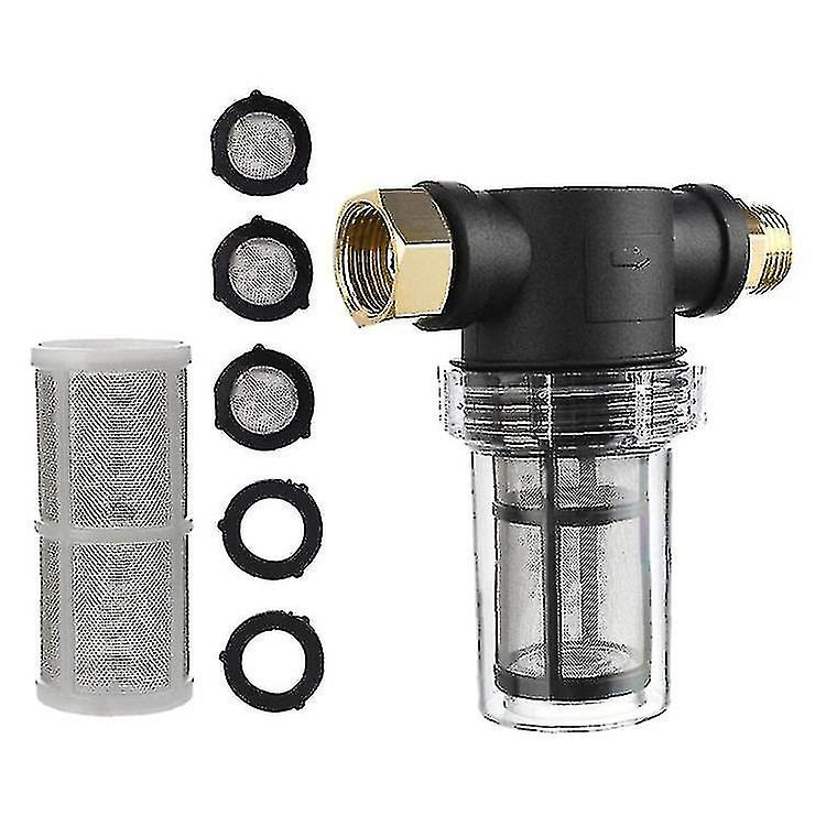 -garden Hose Sediment Filter, Pressure Washer Garden Hose Filter Water Garden Hose Filter 2 X 100 Mesh Strainers, Filter Accessory